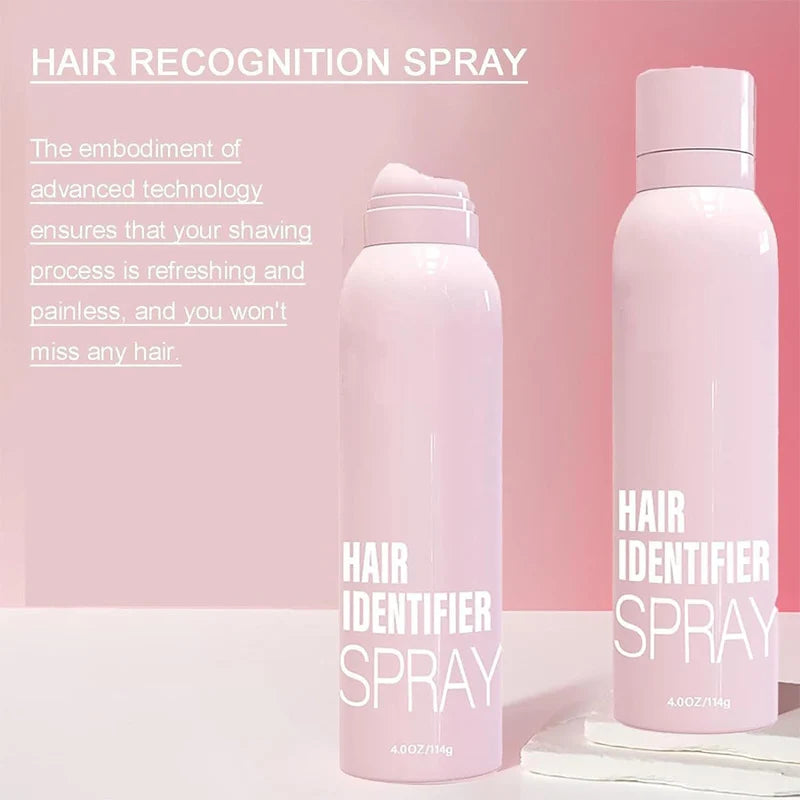 Hair Identifier Spray for Face Shaving, Skin Body Hair Identifying Spray,Moisturizing and Skin Care Set