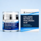 Retinol Collagen & Hyaluronic Acid Moisturizer for Face & Neck, anti Aging Cream, Hydrating Cream for Women & Men, 1.7 Fl Oz
