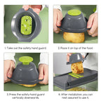 15 in 1 Vegetable Chopper Fruit Cutter Food Onion Veggie Dicer Slicer Peeler Kitchen