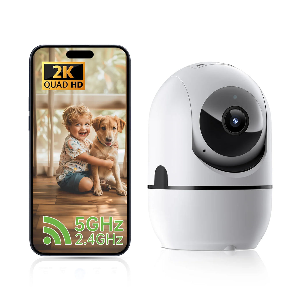 2-Way Video Call Network Camera PTZ WIFI Security Cam AI Smart Camera for Home Night Vision Wireless Indoor Camera