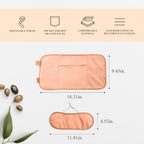 Castor Oil Pack Wrap | Organic Castor Oil 16 Oz | Reusable Wraps | Durable Comfortable Pack Wraps | Adjustable Elastic Straps | Neck and Stomach