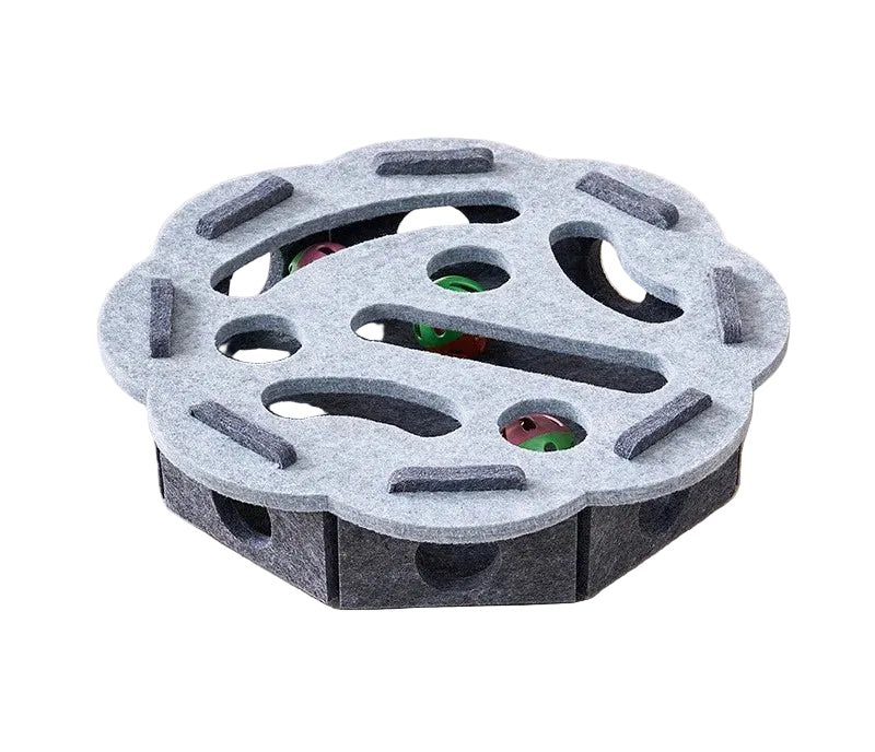 Interactive Felt Cat Puzzle Toy