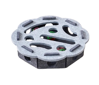 Interactive Felt Cat Puzzle Toy