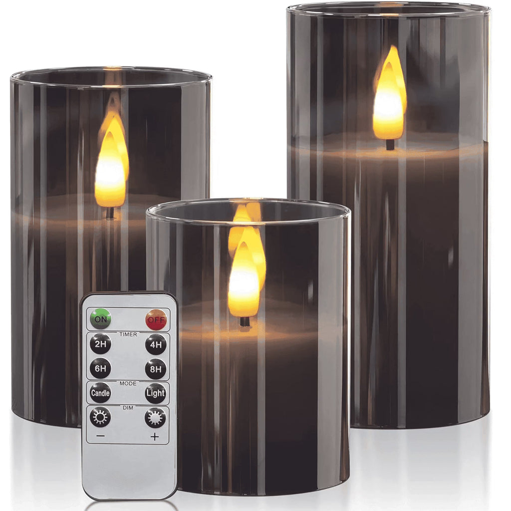 Flameless Flickering Candles with Remote and Timer