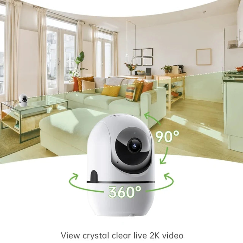 2-Way Video Call Network Camera PTZ WIFI Security Cam AI Smart Camera for Home Night Vision Wireless Indoor Camera