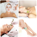 6-In-1 Ice Roller, Jade Roller and Gua Sha Set Facial Massager Skincare Beauty Tools
