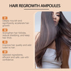 Hair Growth Ampoules Regrowth anti Hair Loss Repair Split End Dry Damaged Hair Essential Oil Nourishing Scalp Portable Hair Care