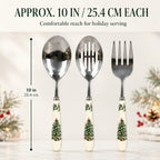 – Christmas Tree –  Christmas Tree 3-Piece Cutlery Set, Set of 3