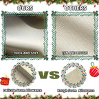 Christmas Runner for Table, Merry Christmas Decorations Table Runners with Santa Claus Snowman, Christmas Table Runner for Xmas Kitchen Dining Table Decoration for Coffee Table Banquet Decor