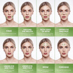 3-In-1 Natural Jade Roller and Gua Sha Set for Face and Eye Ice Roller Facial Cooling Massage Roller