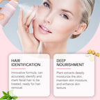Hair Identifier Spray for Face Shaving, Skin Body Hair Identifying Spray,Moisturizing and Skin Care Set