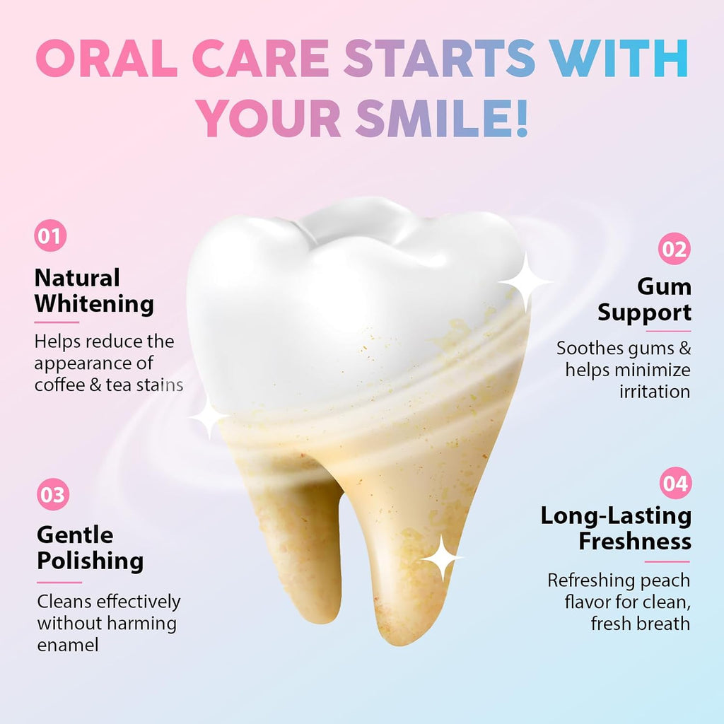 2Pack Niacinamide Whitening Toothpaste - Niacinamide Toothpaste - Help for Fresh Breath & Enamel Safe
