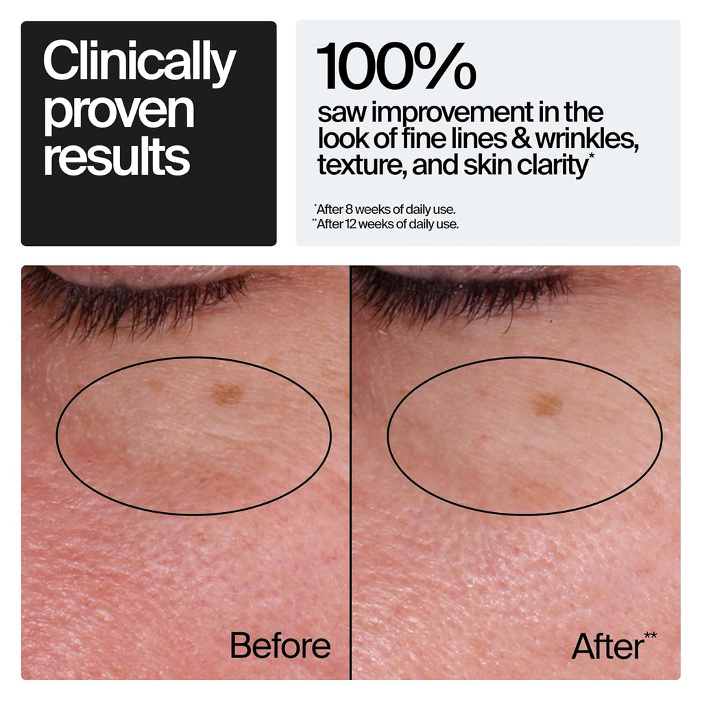 Neutrogena Rapid Wrinkle Repair Face Moisturizer, Fragrance Free + Cleanser