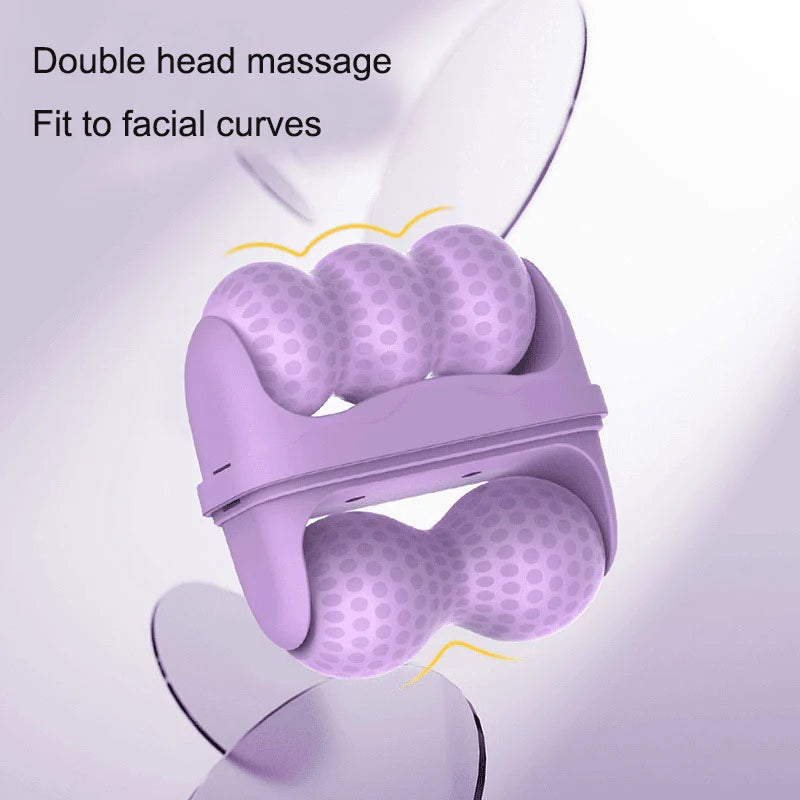Ice Massage Device,Ice Roller Set for Face and Eyes - Facial Skin Care Tools with 2 Cold Therapy Face Roller and Premium Travel Case, Self Care Gift for Men Women
