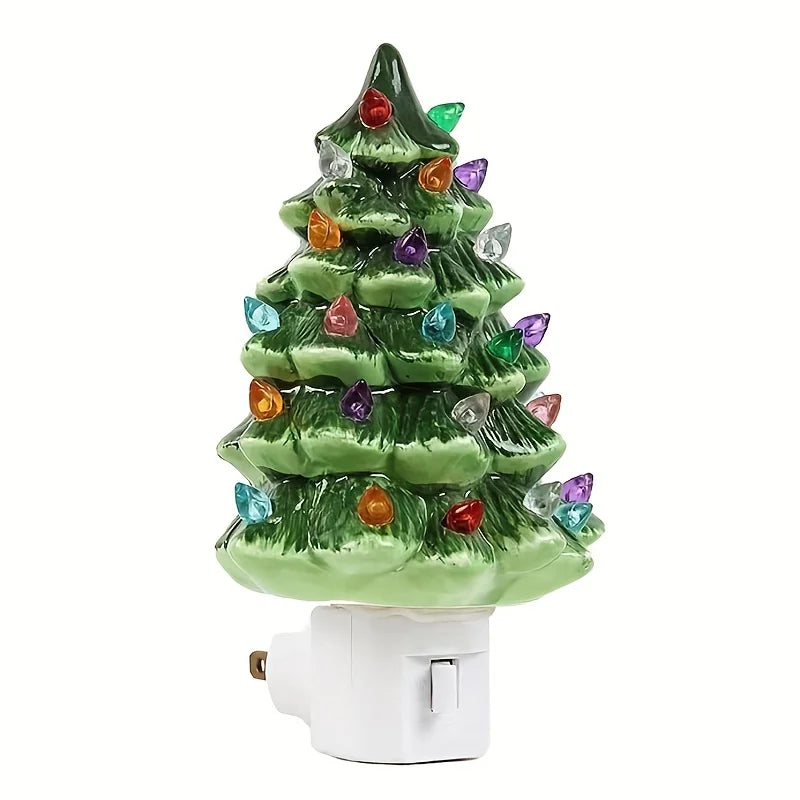 3D Christmas Tree Night Light LED Flashing Wall Decor for Home Indoor Christmas Decorations Gift