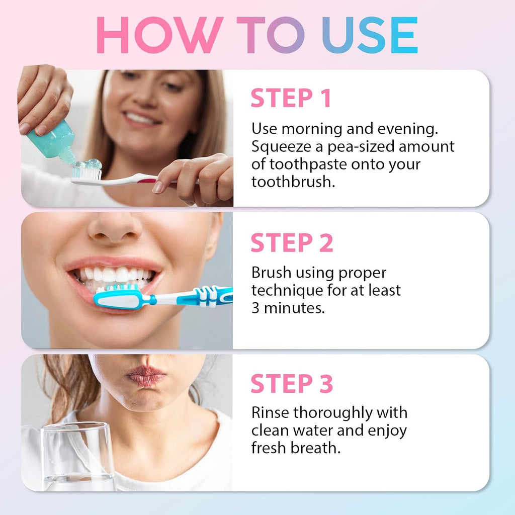 2Pack Niacinamide Whitening Toothpaste - Niacinamide Toothpaste - Help for Fresh Breath & Enamel Safe