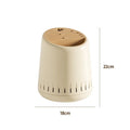 Cream Kitchen Utensil Organizer