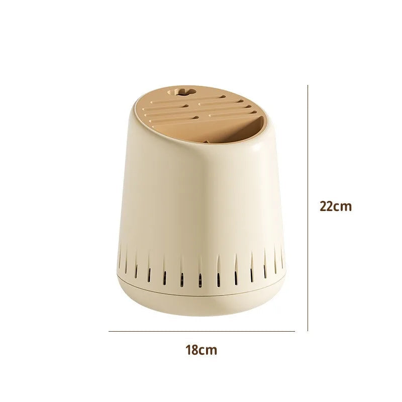 Cream Kitchen Utensil Organizer