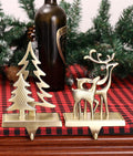 Set of 2 Christmas Hangers for Fireplace Anti-Slip Mantel Hooks