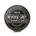 Reverse Grey Hair Shampoo Bar - Gray Hair Coverage, Hair Darkening Compressed Shampoo Bar, White Hair Coverage, Restore Shiny Hair, 2.15 Oz