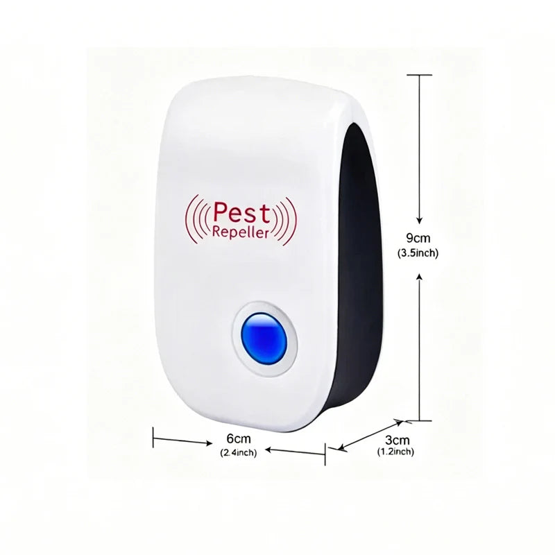 6Pcs Ultrasonic Pest Repeller, Pest Control Plug in Indoor Pests for Mosquito, Insects,Cockroaches, Rats, Bug, Spider