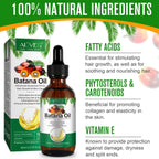 Batana Oil for Hair & Skin Care,100% Pure & Natural Batana Oil & Raw Batana Oil Hair Mask Set for Nourish & Moisturize Hair and Scalp