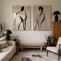Abstract Minimalist Canvas Wall Art Set