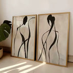 Abstract Minimalist Canvas Wall Art Set