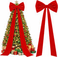 xtra Large Christmas Tree Topper Bow, 118x28