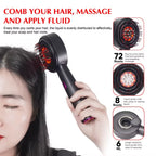 Portable Rechargeable Electric Scalp Massager Waterproof Head Massage Comb for Hair Growth