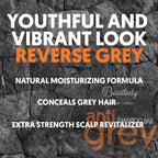 Anti Grey Hair Shampoo Bar - Conceals Grey Hair & Darkens Naturally - Reverse Gray Hair, Natural Moisturizing & Extra Strength Scalp Revitalizer - Solid Shampoo for Shiny, Healthy Hair, 2.15 Oz