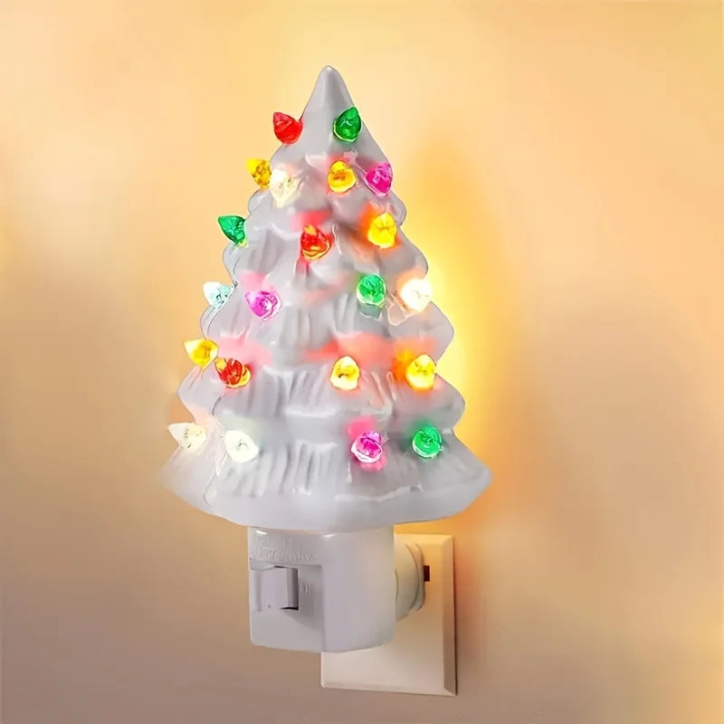 3D Christmas Tree Night Light LED Flashing Wall Decor for Home Indoor Christmas Decorations Gift