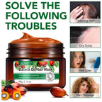 Batana Oil for Hair & Skin Care,100% Pure & Natural Batana Oil & Raw Batana Oil Hair Mask Set for Nourish & Moisturize Hair and Scalp