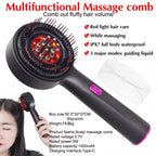 Portable Rechargeable Electric Scalp Massager Waterproof Head Massage Comb for Hair Growth