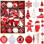 71 Count Christmas Ball Ornaments for Holiday Decor