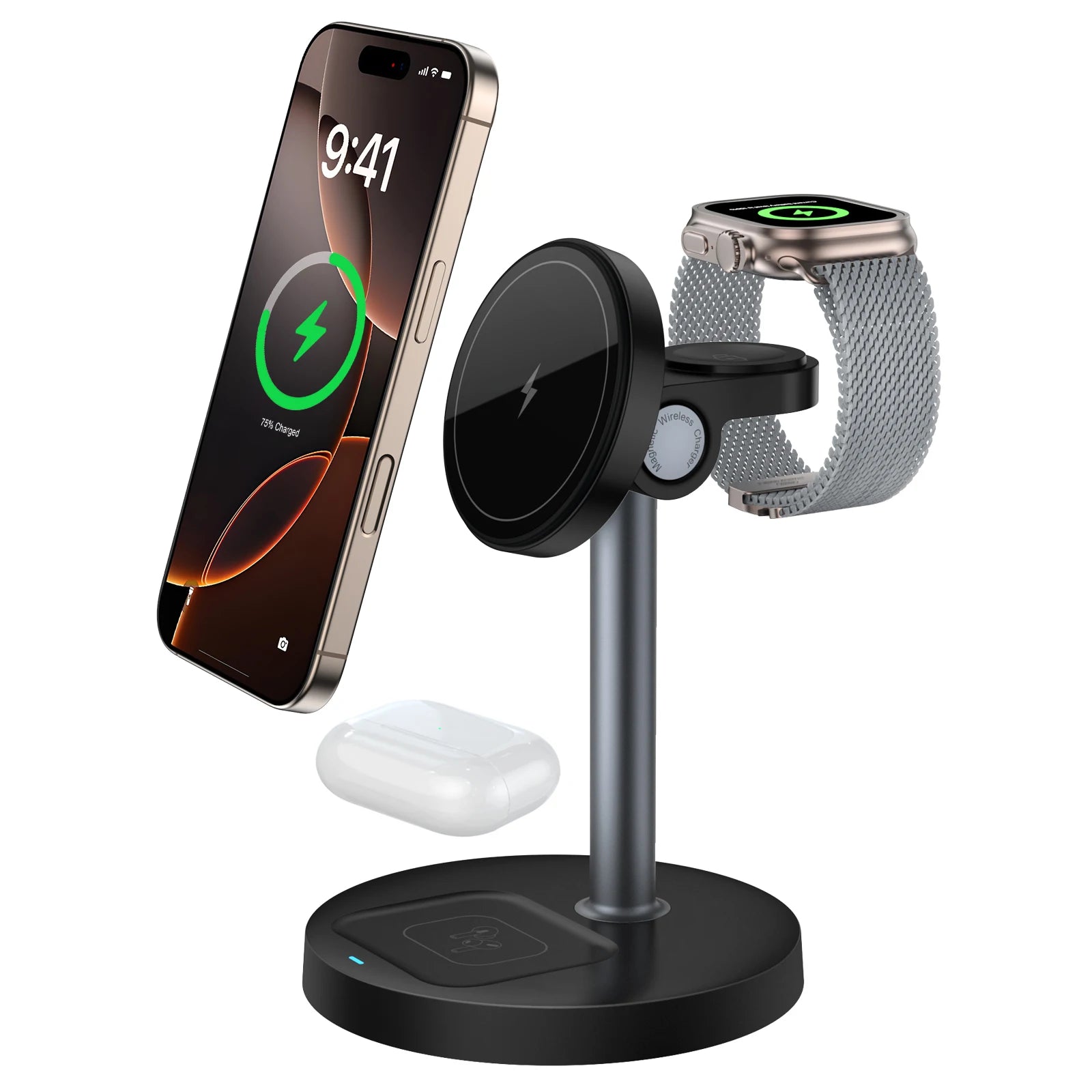 3 in 1 Magnetic Wireless Charging Stand