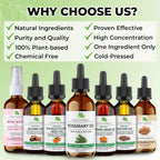 Rosemary Oil for Hair Care & Growth, 100% Pure, Natural, Therapeutic Grade