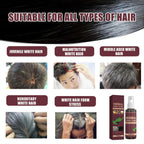 2Pcs Herbal Essence Hair Spray,Gray Hair Verse Essence Spray,Hair Darkening Conditioner,Reverse Grey Hair,Hair Coloring Essence for 4 Weeks Gradual Results(100Ml)
