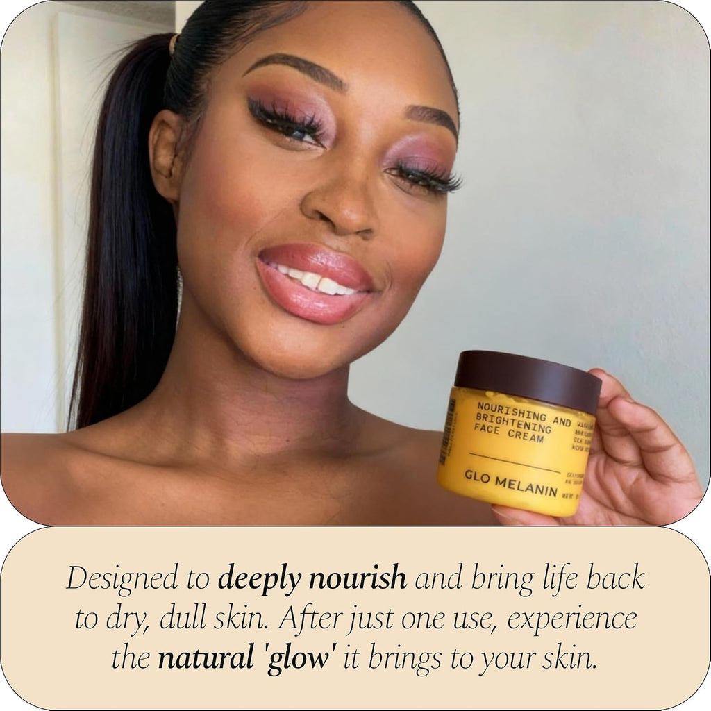 Nourishing Face Cream – Hydrating Daily Moisturizer for Radiant, Even-Looking Skin – Vegan, Paraben-Free Formula for a Healthy Glow (2 Oz)