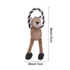 Plush Bone Squeaky Dog Toy