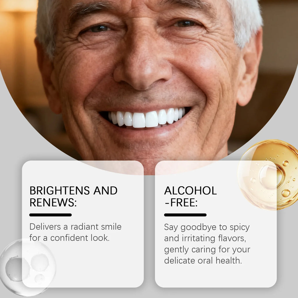 Whitening Stain Mouthwash Remove Tooth Stains Deeply Cleaning anti Plaque Long Lasting Fresh Breath Mouth Rinse Daily Oral Care