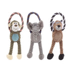 Plush Bone Squeaky Dog Toy