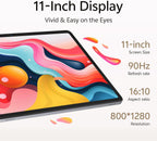 Tablet 11 Inch, Android 16 Tablet with Keyboard, Mouse & Stylus, Gray
