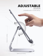 Lamicall Tablet Stand Adjustable, Tablet Holder for 4 - 13 Inch Tablet And