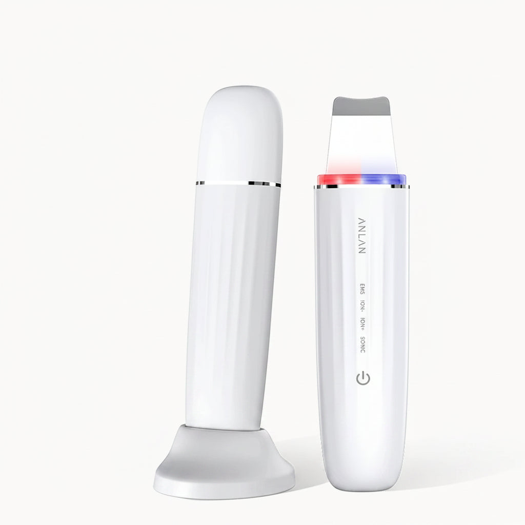 Ultrasonic Skin Scrubber with LED Facial Care