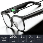 AI Smart Glasses with Camera,8Mp Camera Glasses,1080P Anti-Shake Video Recording Glasses, Real Time Translation,Ai Voice Assistant,Object Recognition,Bluetooth Sunglasses for Men Women (Photochromic)