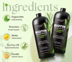 Biotin Rosemary Shampoo and Conditioner Set for Hair Growth -16 Fl Oz Each