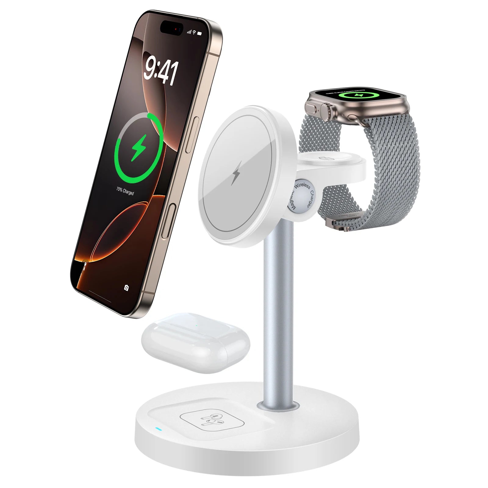 3 in 1 Magnetic Wireless Charging Stand