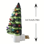 3D Christmas Tree Night Light LED Flashing Wall Decor for Home Indoor Christmas Decorations Gift