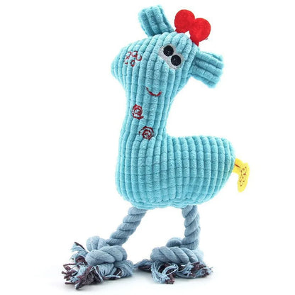 Plush Bone Squeaky Dog Toy